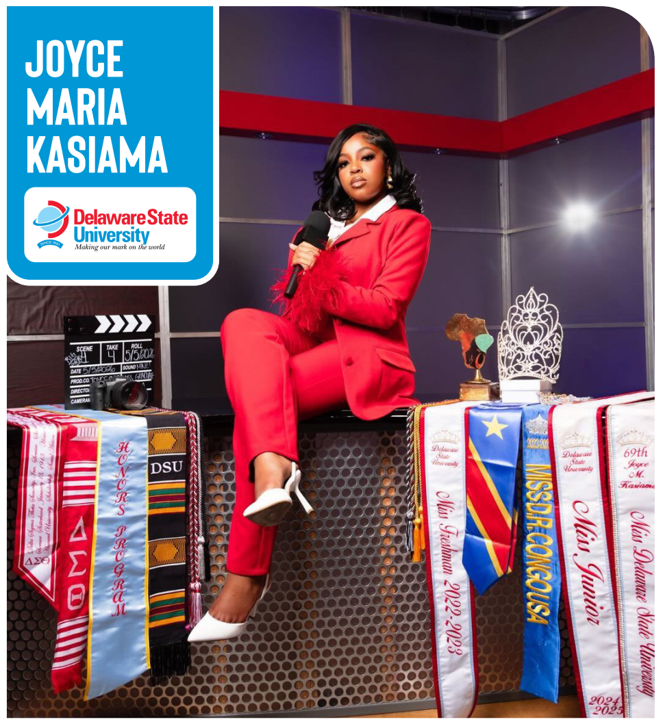 Joyce Maria Kasiama, Delaware State University graduate and member of HBCU Times’ 2026 Graduates to Watch class.